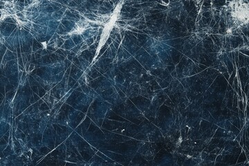 Abstract dark blue background with spiderweb texture.