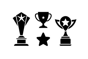 gold trophy cup icon