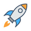 © Al Rafi - rocket icon design