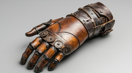 Poster - Futuristic Robotic Prosthetic Hand Mechanism in Industrial Setting