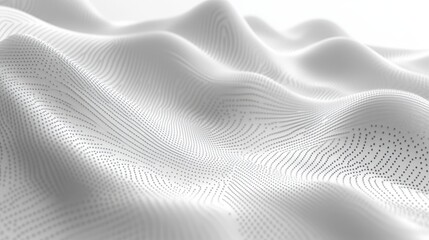 Poster - abstract futuristic white background with flowing patterns and textures for modern design and creati