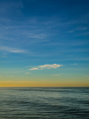 Wall Mural - morning sky over the sea