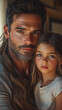 © Danish - Loving Father and Daughter Portrait