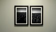 © Adobe worker  - Three identical black frames in a row on light gray wall, ready for image insertion. minimalist,grey, image, minimalist, row, three, frame, 121