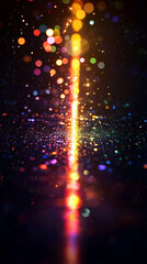 Wall Mural - Sparkling Glitter Lights Bokeh Background