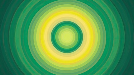 Poster - Gentle radial green gradient that fades from vivid lime in the center to darker emerald tones on the edges.