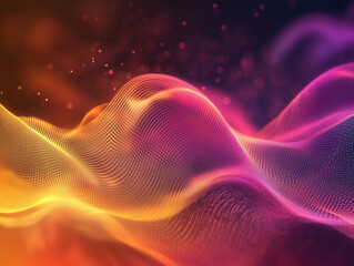Poster - abstract technology communication concept background