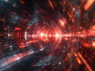 Poster - abstract technology communication concept background