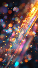 Wall Mural - Glittering Lights Bokeh Background