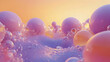 © KALEYA - Abstract 3D Render of Bubbles and Spheres