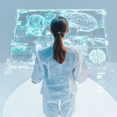 Poster - Ai research advancements in healthcare laboratory setting digital data visualization innovative technologies academic perspective