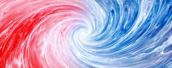Poster - Colorful Swirling Abstract Background in Red and Blue Tones Creating a Dynamic and Vivid Visual Effect for Artistic and Modern Design Projects