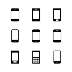 Wall Mural - Phone icon set. Call icon vector. telephone symbol