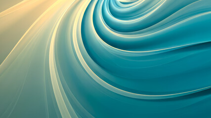 Poster - blue white flowing texture background design