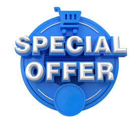 Poster - Special Offer Label 3D