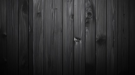 Wall Mural - Black and white photo of wood grain. The photo is of a wooden surface with a lot of detail