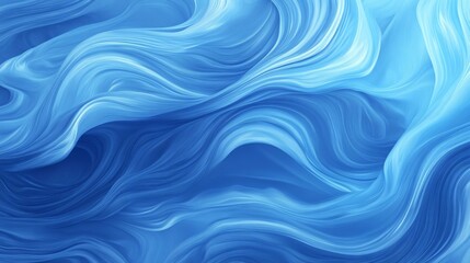 Wall Mural - Blue wave with a lot of detail. The water is very blue and the waves are very large