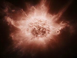 Wall Mural - Cosmic Explosion 3D Illustration