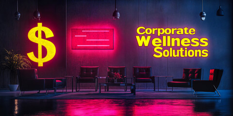 Poster - corporate wellness solutions banner with ai-enhanced feedback for psychologically safe workplaces