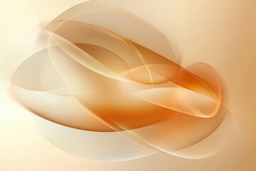 Aufkleber - Organic shapes create a glowing abstract composition with semi transparent water droplet forms and flowing colors. Generative AI