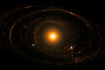 Wall Mural - stunning cosmic spiral illuminates the vast expanse of outer space. generative ai