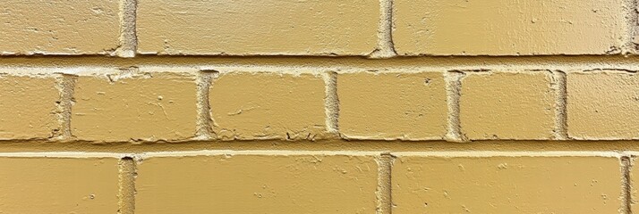 Poster - textured yellow wall bricks creating a sense of chaos and intrigue in a distinctive architectural se