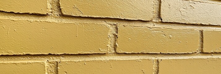 Poster - golden brick wall with a smooth texture captured in natural light for creative backgrounds and artis