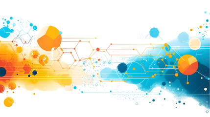 Aufkleber - Abstract science background stock vector illustration. isolated on a transparent background