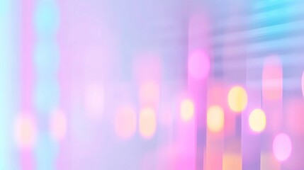 Poster - Abstract Pastel Financial Imagery with Neon Glows