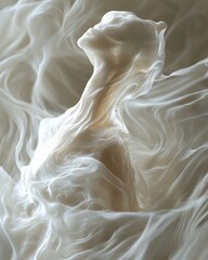 Poster - Ethereal Motion Blur of Mycelium Packaging Art