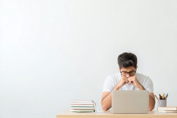 Poster - Focused Study Session of a Teenage Student