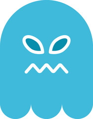 Poster - Angry Ghost Emoticon
