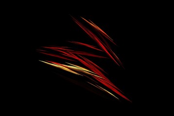 Poster - Computer generated fractal pattern and shape