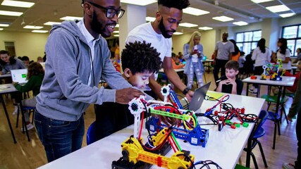 Poster - kids explore robotics and technology in engaging workshop