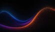 © Md - Abstract wave motion pattern on dark blue background wallpaper for digital technology AI Generated1