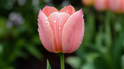 Wall Mural - Close-up of colorful petals with droplets highlighting nature's beauty and detail