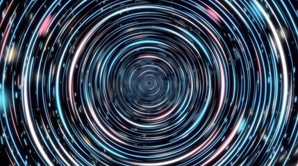 Poster - Dynamic Anime Speed Lines, intense black radial light effect creating a sense of rapid motion, perfect for action scenes or energetic visuals, isolated for versatile use