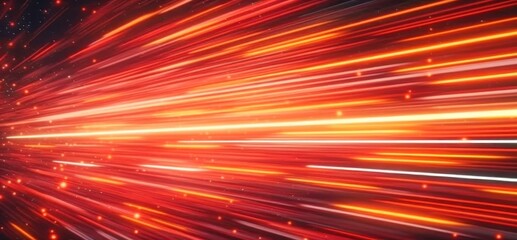 Poster - Dynamic orange speedlines in anime style, creating a sense of rapid movement and energy, perfect for action sequences or high-paced scenes in animated media.