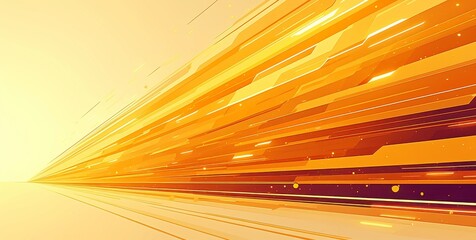 Poster - Vibrant Abstract Speed Burst, a dynamic blend of yellow and orange swirls creating a captivating anime-inspired backdrop, exuding energy and visual intensity.