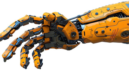 Aufkleber - Robotic, hand ,technology, machine, science, equipment, robot, arm, modern, mechanical isolated on a transparent background