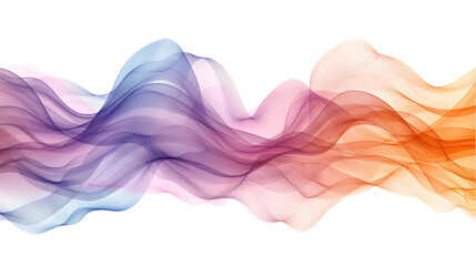 Aufkleber - Wavy vector abstract background with business lines, business wave curve lines, graphic element background vector illustration isolated on a transparent background