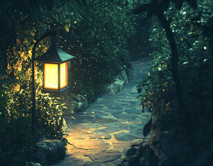 Sticker - Enchanting Garden Path