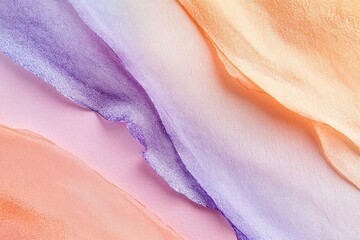 Poster - Soft pastel shades of peach and lavender blended into a gradient with metallic foil shimmer, suitable for elegant invitations