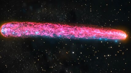 Wall Mural - colorful cosmic nebula shines brightly in the night sky over a vast expanse of stars
