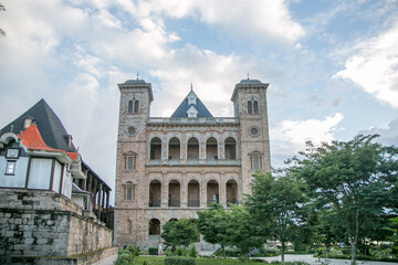 Wall Mural - Royal palace of Antananarivo built by Jean Laborde for the Queen of Madagascar