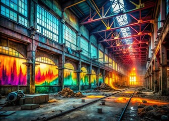 Poster - Abstract Urban Soundscape: Dynamic Waveform Visualization in Decaying Building