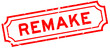 © bankrx - Grunge red remake word rubber seal stamp on white background