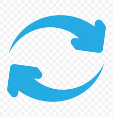 Leinwandbilder - Restart icon vector. Reload, refresh and restart icon for website design. vector illustration. eps 10.