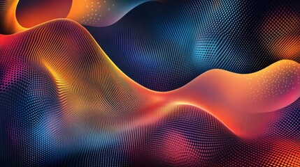 Aufkleber - digital technology background. abstract tech representation. colorful. graphic concept for your desi