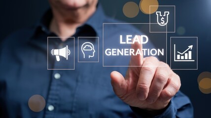 Poster - Lead Generation Concept: A Comprehensive Approach to Finding and Identifying Customers for Business Products or Services